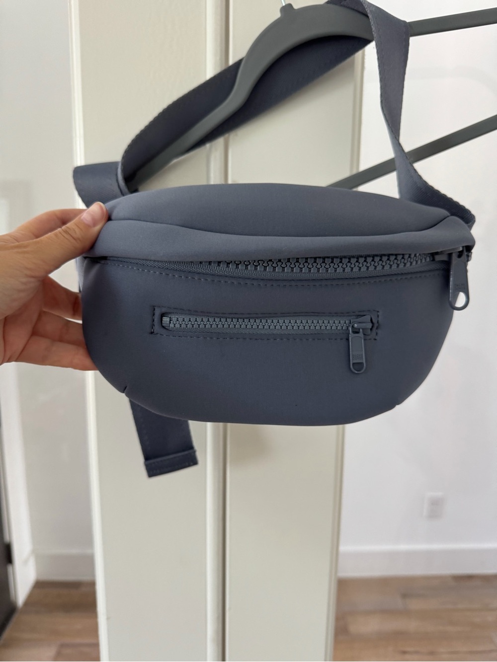 Dagne Dover Ace Fanny Pack in Blue Ash